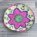 Sartiyoon Artisan's Lotus Flower Colorful changair (Bread Plate) Size 11 inches. 