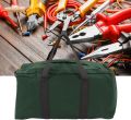 Large Capacity Tool Bag, Multifunction Waterproof Canvas Hand Tool Storage Carry Bags Portable Wide Mouth Tool Tote Bag Metal Toolkit for Storage Wrench, Screwdrivers. 