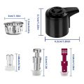 Steam Release Handle Float Valve Replacement Parts with Anti-Block Shield for Instantpot Duo/Duo Plus 3 5 6 and 8 Quart. 