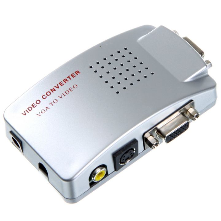 Vga Conversion Box Vga To Audio Video Conversion Box | Daraz.pk