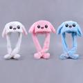 【HOT】 1PC Rabbit Hat Plush Can Moving Bunny Ears Hat For Kids Adult Girlfriend Bunny Plush Cap Winter Hat. 