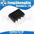 10PCS OP07CP DIP8 OP07 DIP DIP-8 OP07CDR OP07C SOP-8 SOP Operational Amplifier IC. 