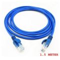 Ethernet High-Speed LAN Patch Cable for High-Speed Internet With RJ45 Connector Attached – Lengths Available: (1.5M) (3M) (4M) (5M) (7M) (8M) (9M)(10M) (11M) (15M) (20M) (25M) (30M). 