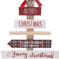 Indoor Christmas Signs, No Fading Christmas Signs Decor Bells Wooden for Home. 