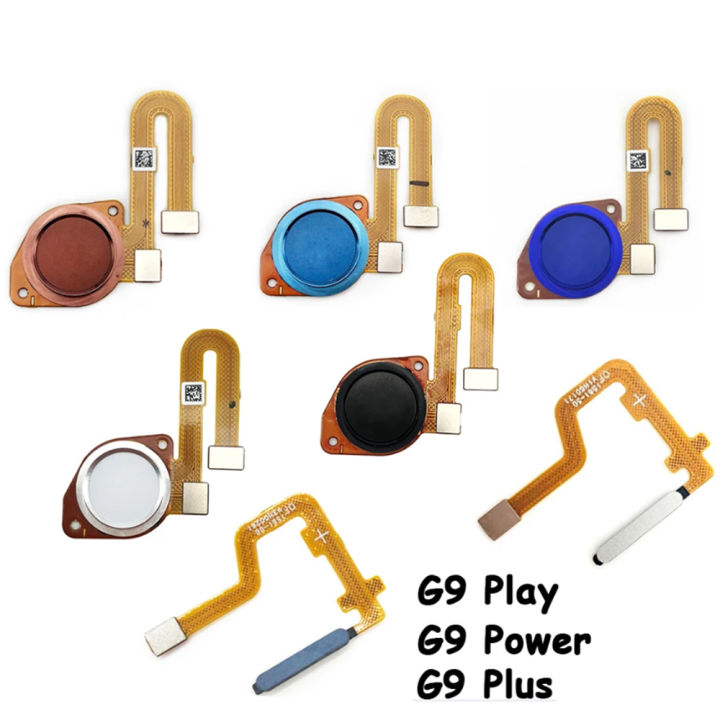 Fingerprint Reader Touch ID Sensor Return Key Home Button Flex Cable For Motorola Moto G9 Play G9 Plus G9 Power