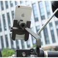 C2 Motorcycle Universal Aluminum Phone Holder Handlebar Bracket Stand for Mobile Phone. 