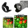 【3C VictoryEagle Store】58mm Hood for Fujifilm Finepix HS50EXR HS35EXR HS25EXR HS20EXR HS20 HS11 HS10 Digital Camera. 