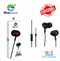 Original Handsfree Blue Spectrum M5 Stereo Earphones High Base For All Android Mobile Phones Best for Work from Home. 