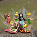 6pcs/set Anime Tinkerbell Fairy Tales Girls Tinker Bell PVC Action Figures Toys PCardiaCP. 