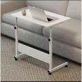 New Bedside adjustable Computer Laptop Table Moveable  Wood+Metal Frame Modern Simple Laptop Table Stand Desk. 