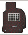 TOYOTA COROLLA 2009-2021 CAR FLOOR MAT | LUXURY LEATHER STYLE 7D MAT | ANTI SLIP CUSTOM FIT EM LEATHER CAR MAT. 