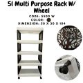 5 Layer Multi-Purpose Rack/ Wheel. 