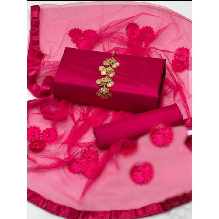 Rubika%20Fashion%20Most%20Hit%20Unstitched%203%20Piece%20Collection%20Katan%20Silk%20Plain%20Shirt%20%20&%20Trouser%20With%20Net%20Dupatta%20For%20Women%20Dress%20for%20women%20-%20Image%206
