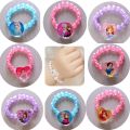 1pc Disney Princess Bracelet Kids Cute Frozen Elsa Bracelet Shiny Baby Cute Jewelry. 