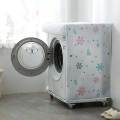 Best Waterproof Dustproof Automatic Front Open Washing Machine Random Print Cover Top Open Single Washing Machine Cover. 