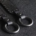 1 Custom Carbon Fiber Car Key Holder For Hyundai Genesis Coupe G80 G70 GV80 BH GH Keychain Accessories Zinc Alloy Keyrings. 
