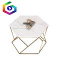 new Modern Hexagon Shaped Coffee Table Set for   Living Room Furniture. 