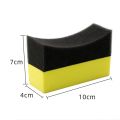 6Pcs Tire Contour Dressing Applicator Pads Gloss Shine Color Polishing Sponge Wax. 