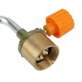 Brass MAPP, Propane Gas Torch, Automatic Ignition Trigger, Heating Welding Burner, Suitable for Camping and Welding. 