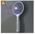 Anti Mosquito HIT Racquet Rechargeable Insect Killer Bat with LED Light, Black. 