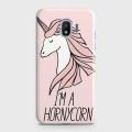 Samsung Galaxy J2 (2018) Cover Case Pink beautiful style  Hard Cover- Design 2 Cover. 