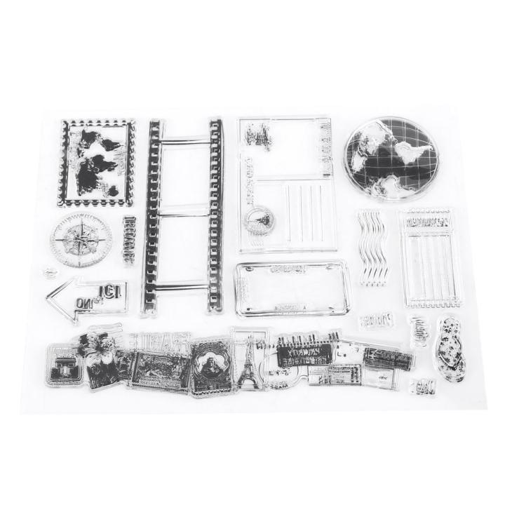 Clear%20Stamp%20Scrapbook%20Photo%20Cards%20Postcards%2014x18cm%20Rubber%20Seal%20Silicone%20Stamps%20Craft%20Tool%20-%20Image%205