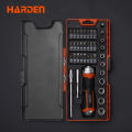Harden 38 Pcs Ratchet Screwdriver & Bits Set (PROFESSIONAL) Repair Tools Kit 38Pcs Magnetic Screw Driver Ratchet Screwdriver Bits Set. 