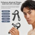 Adjustable Hand Gripper Automatic Counting, Non-Slip Hand Grip Strength Trainer for Fingers, Wrist, and Forearm. 