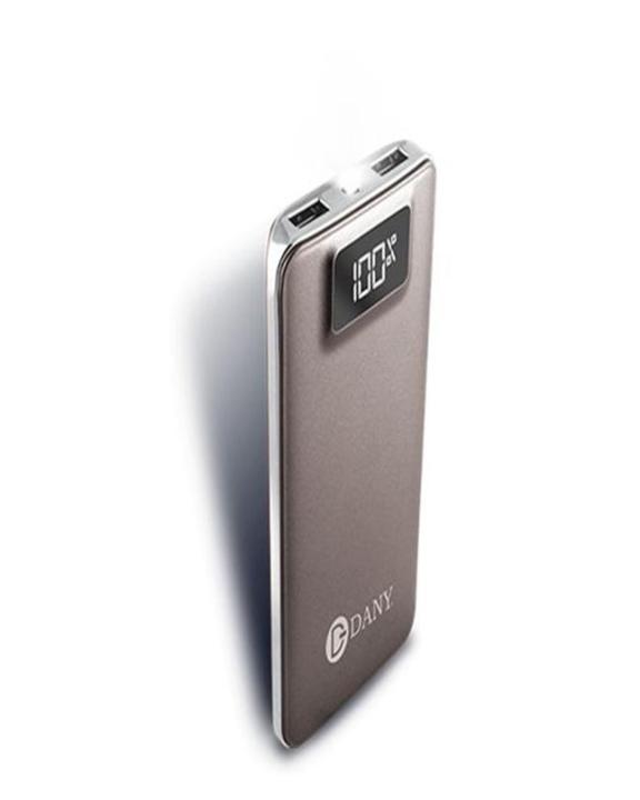 Alpha X-100 - 10,000 Mah Power Bank - Grey