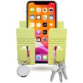 Pack of 3 Wall Mounted Universal Mobile Phone Holder for Charging. 