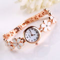 2021 Women's Chic Fashion Rose Golden Bracelet Wrist Watch Fashion Beautiful Girls Bracelet Watches. 
