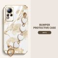 Love Bracelet case for infinix note 11 Back Cover Bauhinia Flower Case infinix note 12. 