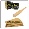 Cold wax with Paper and Stick hair removal Waxing Set. 