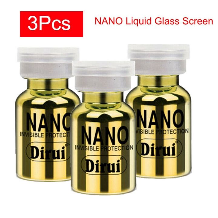3Pcs Upgrade version NANO Liquid Glass Screen Protector Oleophobic Coating Film