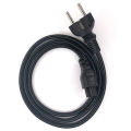 CE certified pin European standard universal with ground wire power cord three core French pipe plug. 
