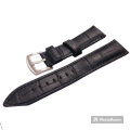 DIAO 20mm 22mm 24mm High Quality Genuine Full Grain Leather Crocodile Style Strap Retro Watch Band. 