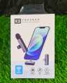 Wireless MIC K8 MICROPHONE Vlogging Mic with Microphone Accessories  Video for Type C Android, IOS Lightining & 3.5mm Jack. 