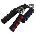 Spring Hand Grip Finger Strength Exercise Sponge Forearm Health Builder Pack of 2 - Hand Gripper - Black Blue Red. 