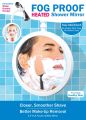 ShowerTek WV2 Fog Proof Shower Mirror for Best Shaving and Make-Up Removal. 