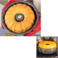 9 inch Heavy Duty Stainless Carbon Steel Non-stick Flucent Tube Donut Shape Cake Baking Mold Pan. 