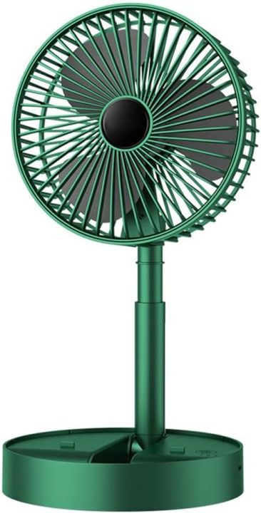 Folding Telescopic Floor Fan 3 Gears Summer Silent Desktop Retractable Fan For Office Bedroom School Usb Rechargeable Ventilator