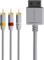 6amLifestyle Wii AV Cable, Gold Plated Composite Audio Video Lead 3-RCA Composite TV Cable Compatible with Nintendo Wii & Wii U Game Console(1.8M/5.9feet). 