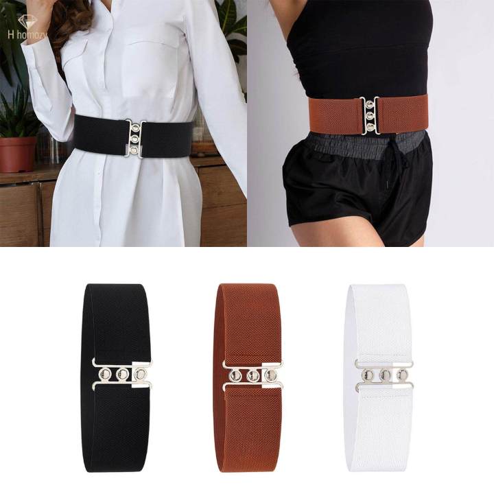 Wide%20Elastic%20Belt%20Solid%20Color%20Girdle%20Corset%20Dress%20Belt%20for%20Women%20Ladies%20Black%20-%20Image%206
