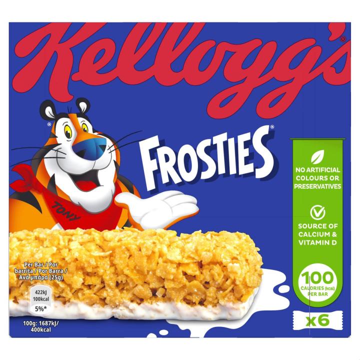 Frosties Breakfast Cereal & Milk Bars (6x25g)