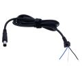 Laptop Charger Cable - 3 Pin DC Jack Connector with 7.4x5.0mm Plug - 1.2M DC Power Adapter Cable Cord - Compatible with Dell Laptops - Sleek Black Design. 
