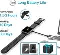 TEMINICE High-End Fitness Trackers,Health Sports Smart Watch with Heart Rate & Sleep Monitor,Calorie Step Counter,1.3" Touch Screen,IP68 Waterproof Pedometer Activity Trackers for Kids Women Men. 