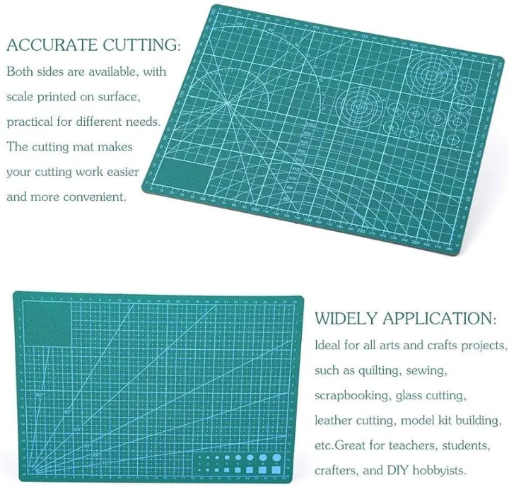 Thickened%20Self%20Healing%20Cutting%20Mat,%20A4%20Rotary%20Cutting%20Sewing%20Mat%20for%20Crafts,%20Double%20Sided%205-Ply%20Table%20Cutting%20Board%20for%20Fabric%20Quilting%20Leather%20Arts%20Hobby%20Project,%20Green%20-%20Image%207