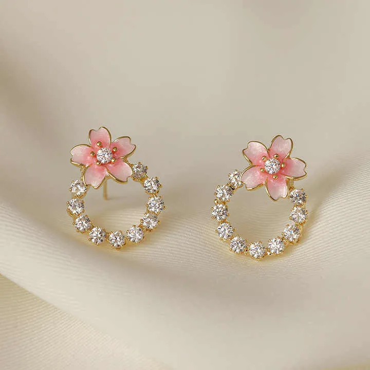 Korean%20Jewellery%20Blossom%20Pink%20Flower%20Zircon%20Stud%20Earrings%20for%20Girls%20%7C%20S925%20Needle%20%7C%20S925%20Needle%20Earings%20For%20Birthday%20Wedding%20Anniversary%20%7C%20For%20All%20Occasions%20-%20Image%204