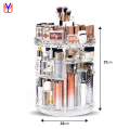 YM TRADERS High Quality 360° Rotating Makeup Organizer Stand - Acrylic Cosmetic Organizer Cosmetic Holder - Bathroom Accessories By Threads & Treads Spinning Cosmetic Storage Box Large Space Cosmetic Kit. 
