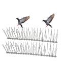 Bird Spikes Stainless Steel for Pigeons Small Birds Anti Bird Spikes Bird Deterrent Spikes Repellent Fence Spikes Cover 1 Feet (6 Pack. 